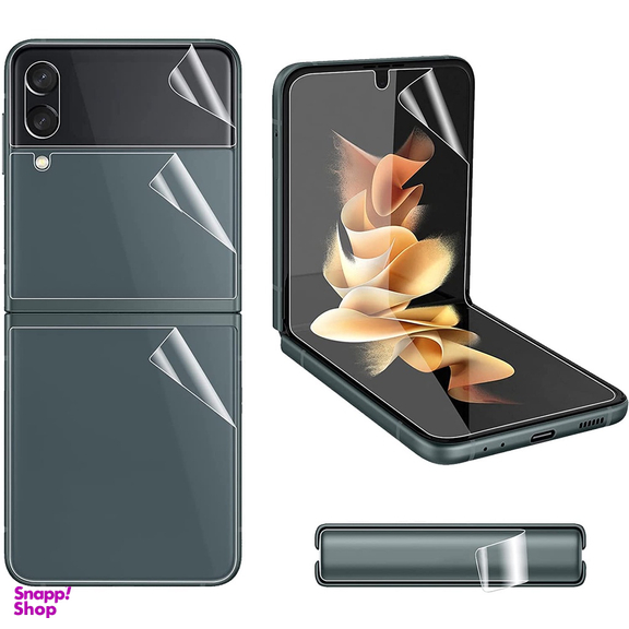 محافظ صفحه نمایش مات بوف مدل Hydrogel-Matte مناسب برای گوشی موبایل سامسونگ Galaxy Z Flip 5 به همراه محافظ پشت گوشی