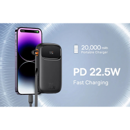 پاور بانک 22.5 وات بیسوس مدل Qpow2 P10055002113-00 ظرفیت 20000 میلی آمپر ساعت