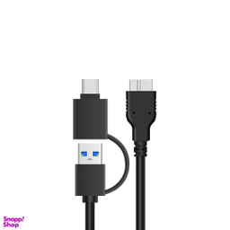 قاب هارد 2.5 اینچی اونتن مدل UHD1 USB3 به همراه کابل Type-C