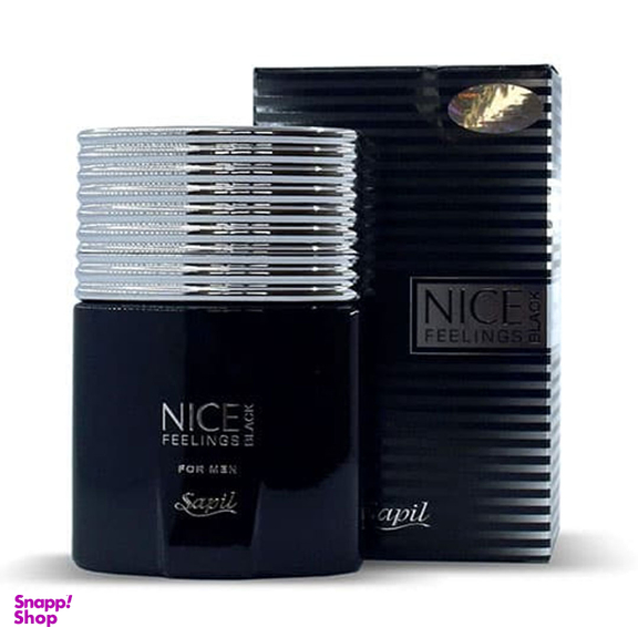 ادو تویلت مردانه ساپیل مدل Nice Feelings Black