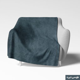 شال مبل شاران هوم مدل مخملی طرح ساده سایز 120×180 سانتی متر