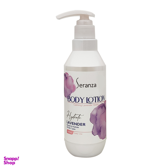 لوسیون بدن سرانزا مدل Lavender حجم 440 میلی لیتر