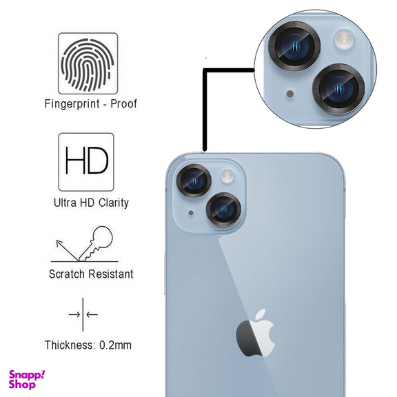 محافظ لنز دوربین اپیکوی مدل HD-ColorLenz مناسب برای گوشی موبایل اپل Iphone 14  / 14 Plus