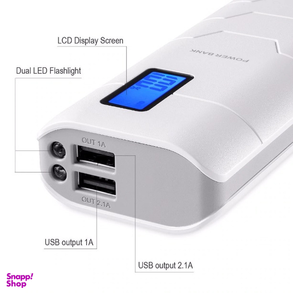 پاوربانک کانفلون مدل کپسول 2 ظرفیت 15000 میلی آمپر ساعت