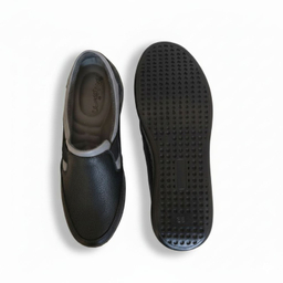 کفش روزمره زنانه چرم راديس مدل ملو کد 687-MC رنگ مشکی