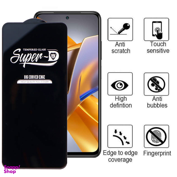 محافظ صفحه نمایش اپیکوی مدل Super 5D مناسب برای گوشی موبایل شیائومی Redmi Note 11 Global /4G / Note 11S 4G Global/Note 10 4G Global / Note 10S / Note 11 SE / Poco M5s