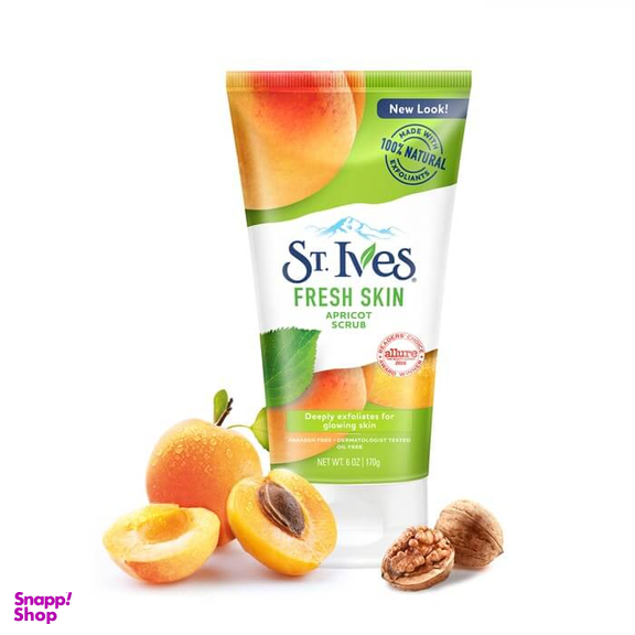 اسکراب لایه بردار پوست سینت ایوز مدل Fresh Skin Apricot وزن 170 گرم