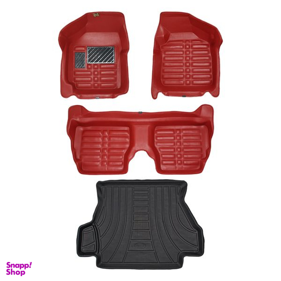 کفپوش پنج بعدی خودرو پانیذ مدل EVA مناسب ساینا به همراه کفپوش صندوق