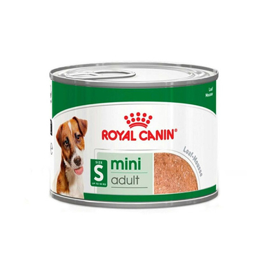 کنسرو غذای سگ رویال کنین مدل مینی ادالت وزن 195 گرم