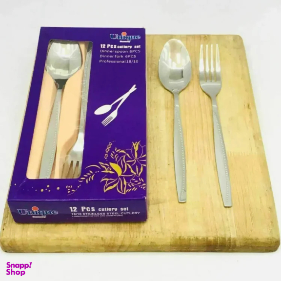 سرویس قاشق و چنگال 12 پارچه یونیک کد 5715