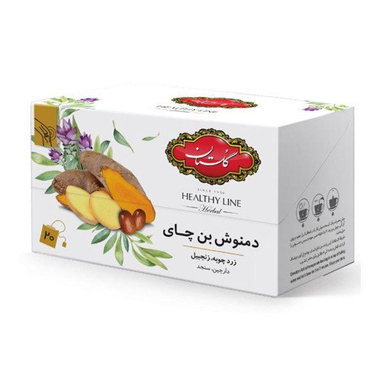 دمنوش بن چای گلستان بسته ۲۰ عددی