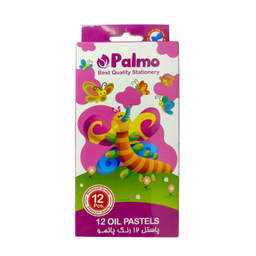 پاستل روغنی 12 رنگ پالمو کد 2202