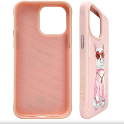 کاور گوشی موبایل نیمی مدل گربه عینکی مناسب اپل iPhone 14 Pro