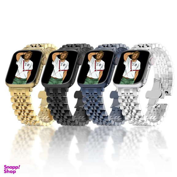 بند گرین لاین مدل Metallic Picolla مناسب برای اپل واچ 42/44/45/49 میلی متری