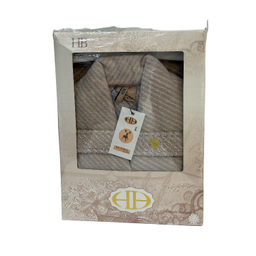 حوله پالتویی و دمپایی حمام اچ بی کد 11001