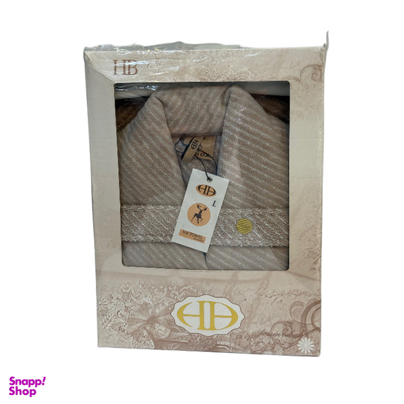 حوله پالتویی و دمپایی حمام اچ بی کد 11001