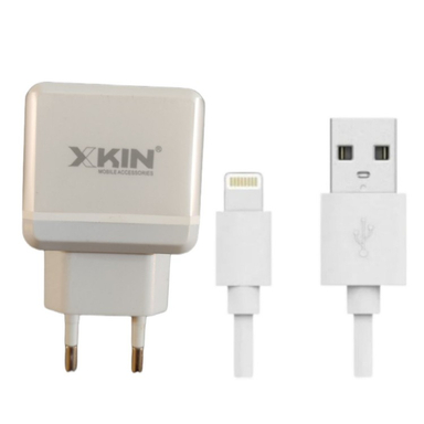 شارژر دیواری ایکس کین کد XK-HC09 به همراه کابل Lightning