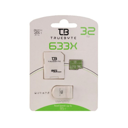 کارت حافظه microSDHC تروبایت مدل A1-V30-633X کلاس 10 استاندارد UHS-I U3 سرعت UHS-I U3 سرعت 95MBps ظرفیت 32 گیگابایت به همراه آداپتور SD و کارت خوان