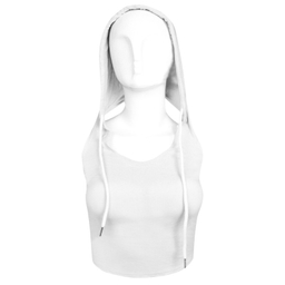 کراپ تاپ کلاه دار زنانه ماییلدا مدل 5260-259 رنگ سفید