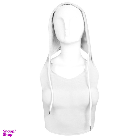 کراپ تاپ کلاه دار زنانه ماییلدا مدل 5260-259 رنگ سفید