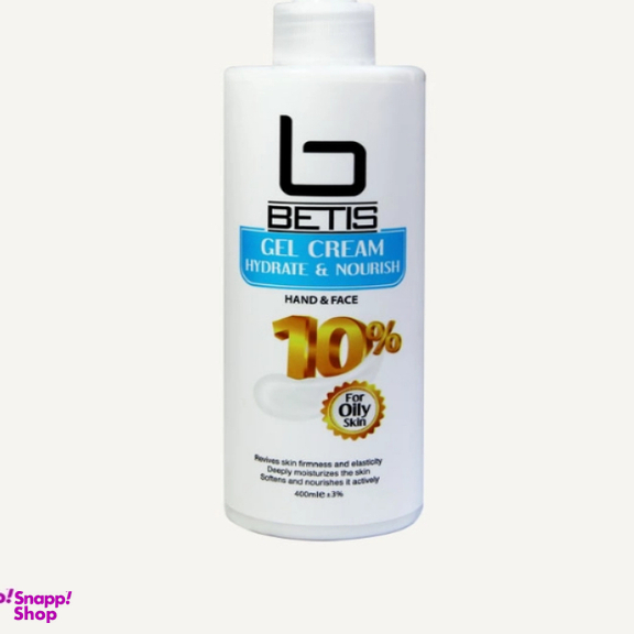 ژل کرم آبرسان پمپی بتیس فارما مدل 10% حجم 400 میلی لیتر