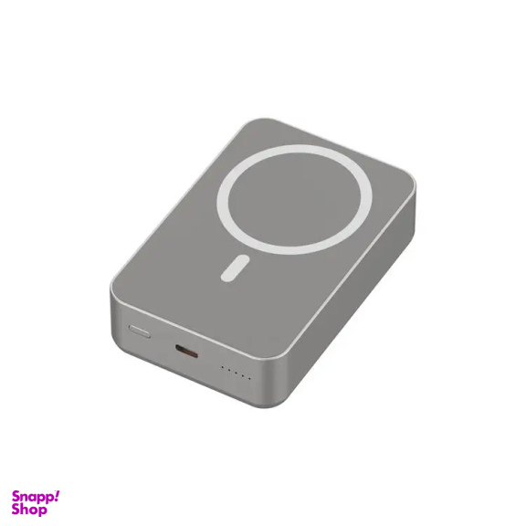 پاوربانک مغناطیسی پاورولوژی مدل MagSafe Aluminum ظرفیت 20000 میلی آمپر ساعت