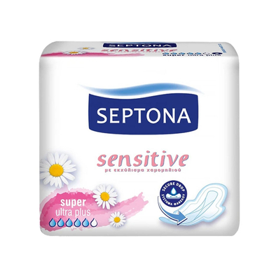 نوار بهداشتی سپتونا قطر نازک مدل Super Sensitive بسته 8 عددی