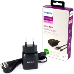 شارژر دیواری فیلیپس مدل Philips DL2310UB به همراه کابل MicroUSB
