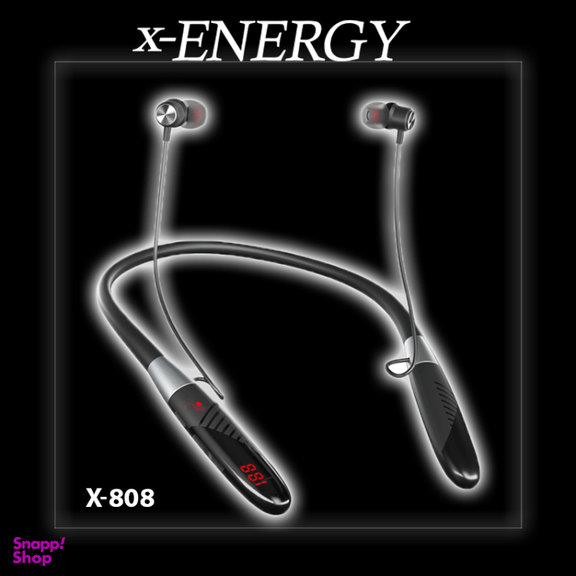 هدفون بلوتوثی دورگردنی ایکس انرژی مدل X-808