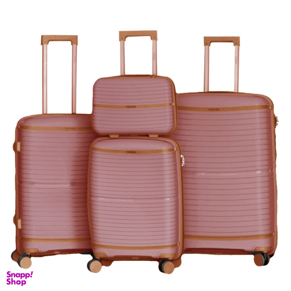 ست چمدان تیتان پلورا مدل TITANPLORA TP6666 TRAVEL IN STYLE مجموعه 4 عددی