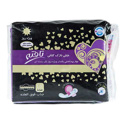 پک 3 تایی نوار بهداشتی تافته مدل شب نیمه ضخیم 10 عددی