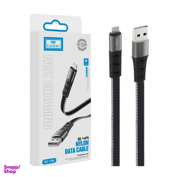 کابل شارژ USB به Lightning ارلدام کد EC-170i طول 1 متر