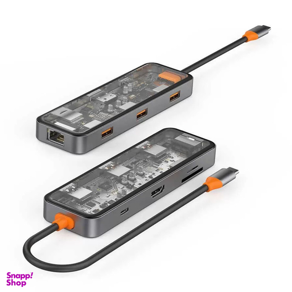 هاب 8 پورت USB-C بیوا مدل HUB-03
