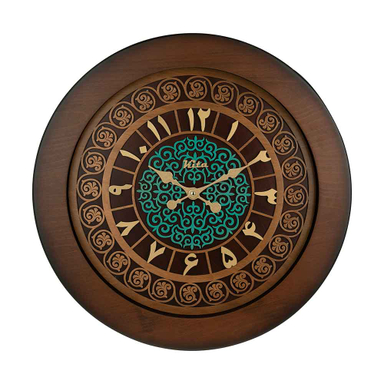 ساعت دیواری چوبی هم آدیس مدل کیتا رویال کد CKS 616-C60