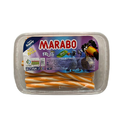 پاستیل پیچشی روغنی با طعم پرتقال خامه مارابو وزن 900 گرم