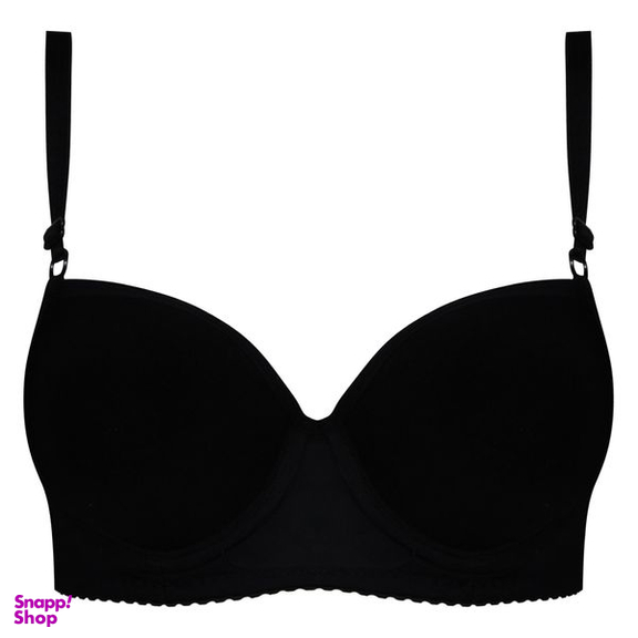 سوتین زنانه ماییلدا مدل پوش اپ فنردار کد 4856 رنگ مشکی