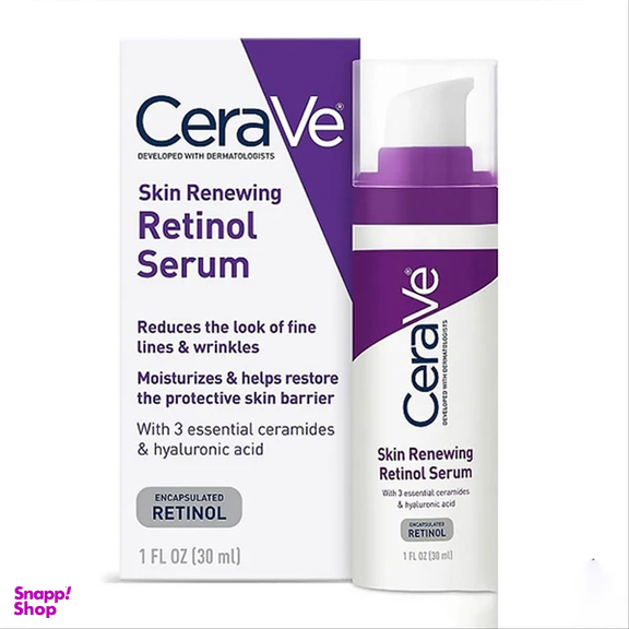 سرم ضد چروک سراوی مدل Retinol حجم 30 میلی لیتر