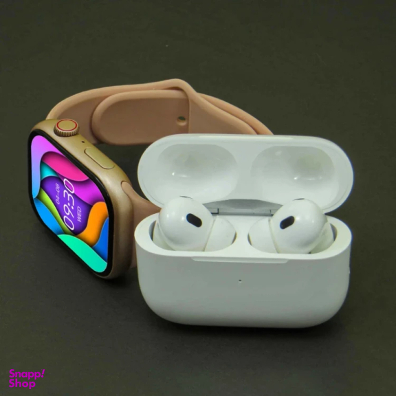 ساعت هوشمند ورنا مدل W46 Max به همراه هندزفری بی سیم مدل Airpod pro