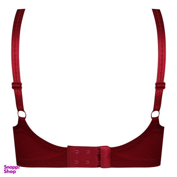 سوتین زنانه شاندرمن مدل فنردار کد 5080-2440-610 رنگ زرشکی