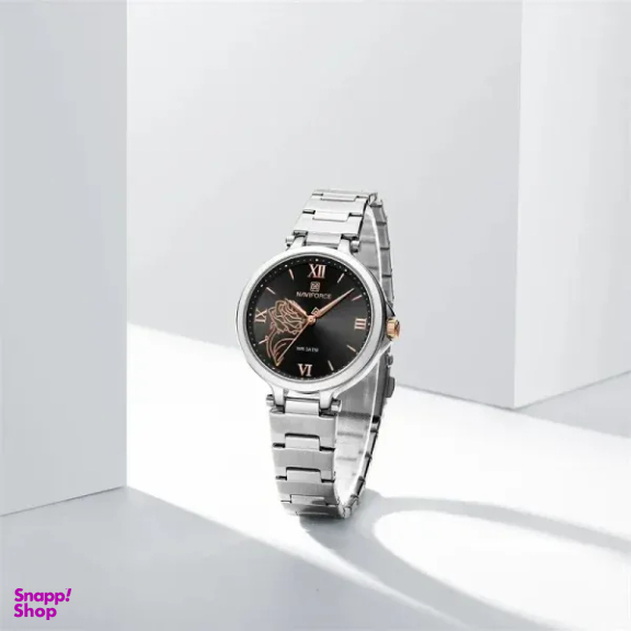 ساعت مچی عقربه ای زنانه نیوی فورس مدل NF5060SB رنگ نقره ای