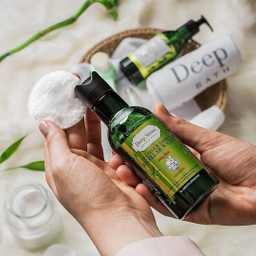 پاک‌ کننده آرایش صورت دیپ سنس مدل Tea Tree and Bamboo حجم 160 میلی‌ لیتر