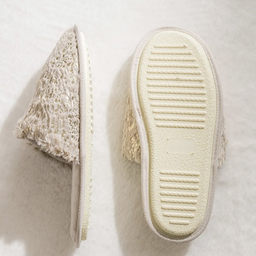 دمپایی حوله ای زنانه ال سی وایکیکی مدل سوپر شاینی استپ دار