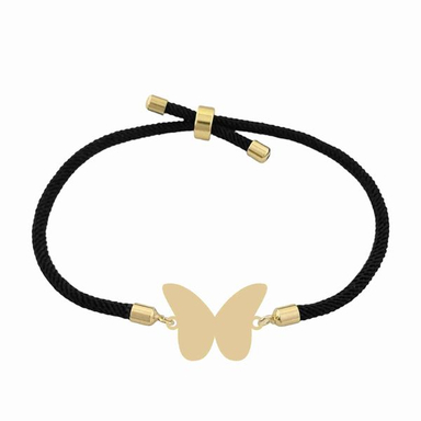 دستبند طلا 18 عیار زنانه لیردا مدل پروانه کد 6900 THR