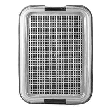 سینی ادرار سگ مدل هاچیکو سایز L64×W53 رنگ طوسی
