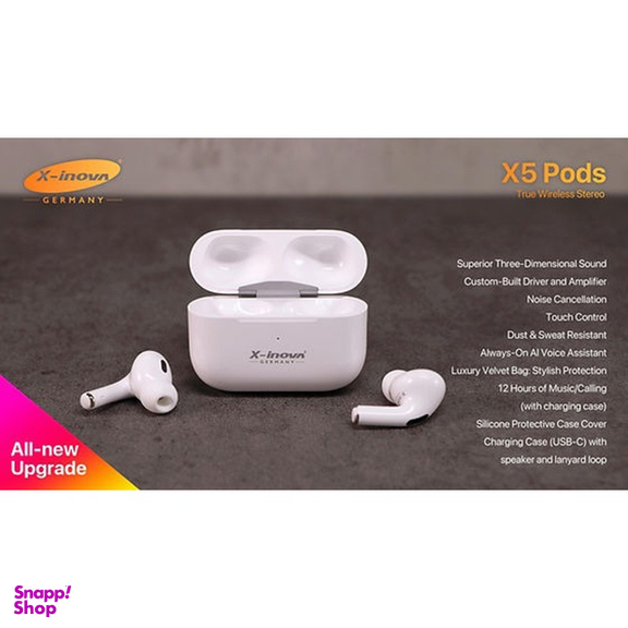 ایرفون بی سیم بلوتوثی مدل X-INOVA X5 Pods