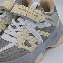 کتانی رامیلا مدل be with us کد 63828 رنگ طوسی