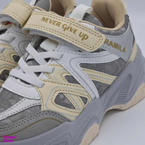 کتانی رامیلا مدل be with us کد 63828 رنگ طوسی