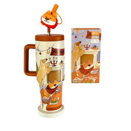 تراول ماگ تامبلر دیلر طرح سگ ظرفیت 1200 میلی لیتر