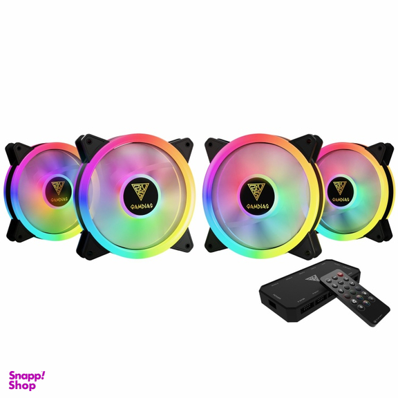 فن خنک کننده کامپیوتر گیم دیاس مدل Gamdias Aeolus M2-1204R - Black