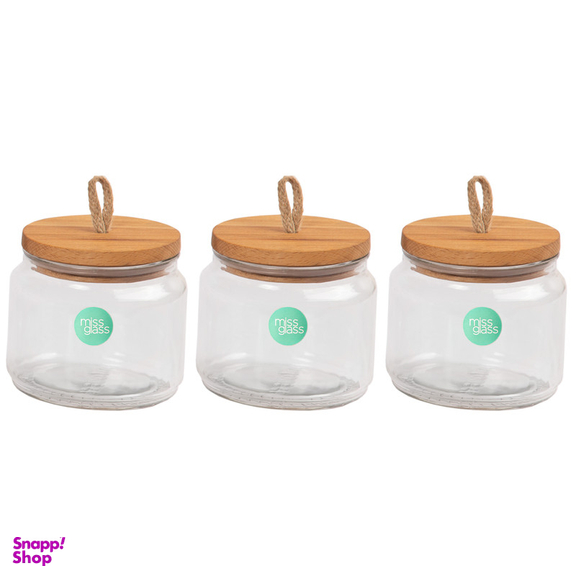 بانکه میس گلس مدل راش 4 بسته 3 عددی